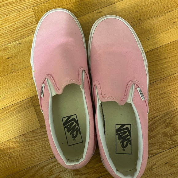 all pink slip on vans